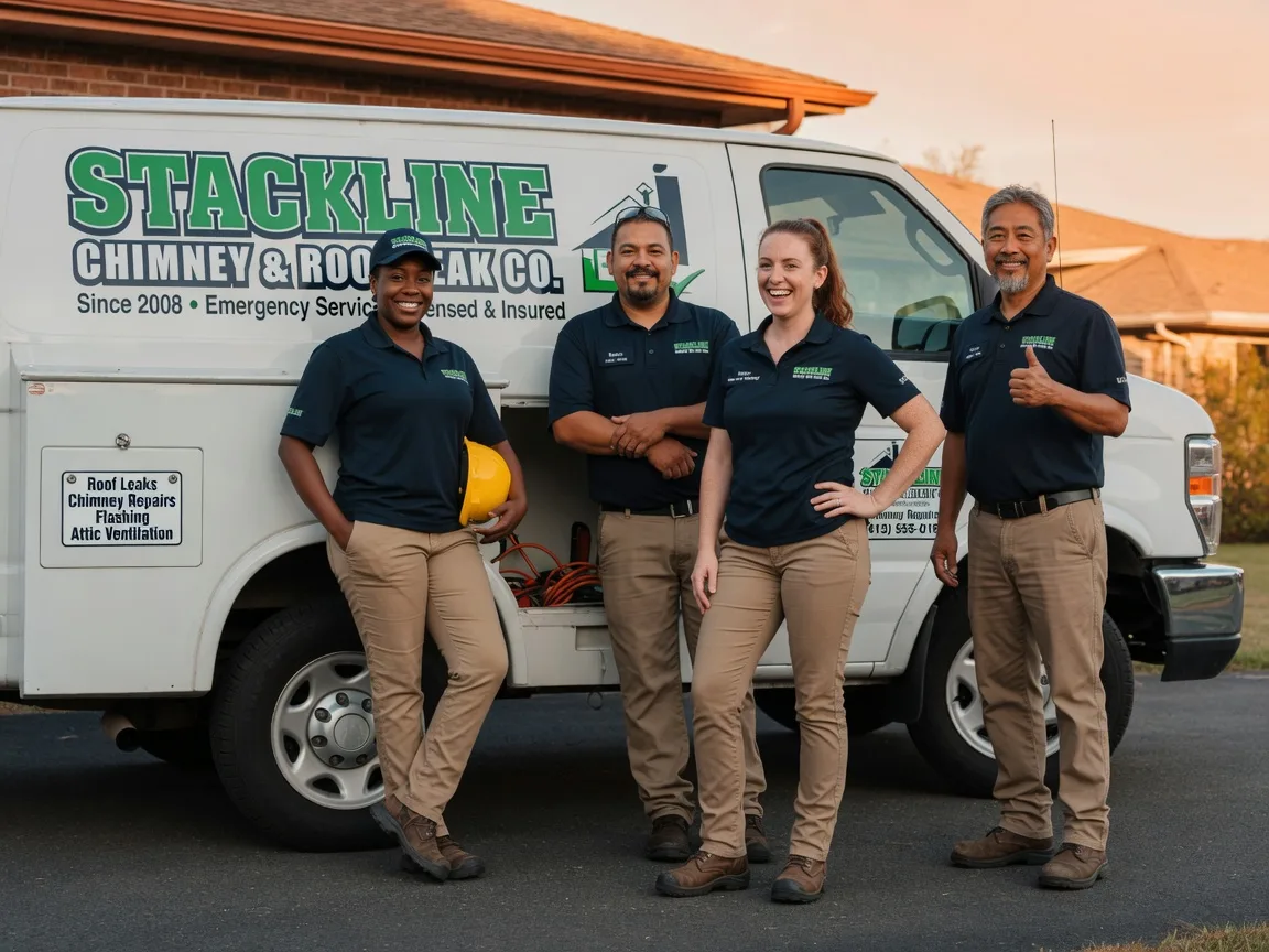 Chimney flashing repair company in Raleigh, ND